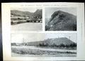 Antique Print Transvaal Majuba Hill Fortress Johannesburg Orange River 1899