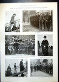 Old Print Departure City London Imperial Volunteers Farewell Supper 1900 20th