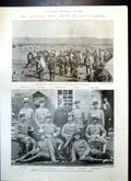 Antique Old Print Transvaal War Ladysmith Camp Military Pietermaritzburg 1899