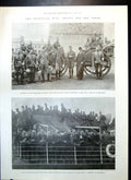 Antique Print Troops Front Transvaal Gordons Liverpool Hussars Scouting1899
