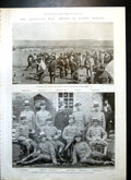Old Antique Print Transvaal War Troops Active Service Ladysmith Camp 1899 19th