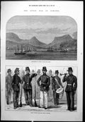 Antique Print Dutch War Sumatra Bombardment Acheen Malay Siers 1873 Ref.2 19th