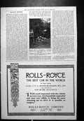 Old Vintage Print Wireless Station Sussex Downs Army Rolls-Royce Car 1923 20th