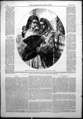 Antique Old Print Spanish Gipsy Sisters John Phillip Royal Collection 1855 19th