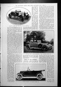 Antique Old Print Bsa Light Car Lanchester Touring Car Overland Tourer 1921