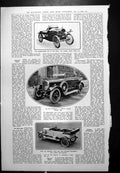 Old Vintage Print Talbot Touring Car AlbertSeater Carden Cheapest 1921