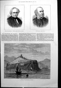 Antique Print Dardanelles Gallipoli Map Lines Kavala Seacoast Roumelia 1878