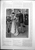 Antique Print Mrs Troy Son Wife British Fleet Cape Kara Gulf Salonica 1895 19th