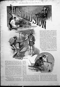 Antique Print Disillusion A Sergeant Couple Deck Stranded G Robertson 1892 19th