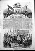 Antique Print Visit England Emperor French Minie Rifle Rolling Barrels 1855