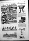 Old Print Great Exhibition Ivory Carving India Grammar School Ipswich1851 19th