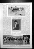 Antique Old Print Hunting Cape Hunt Club Viscount Lascelles Prince Fox 1922