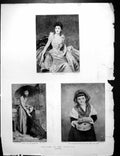 Antique Old Print Pictures Year Wells Lady Coleridge Hacker Christ Magdalene