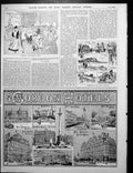 Antique Print Hastings Church Parade Seaside Resorts Sketches In Area 1891 19th
