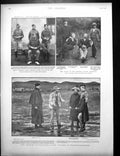 Antique Old Print Mafeking'S Gallant Defenders Staff Women'S Laager Boer 1900