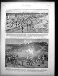 Antique Print Mayville Paris-Plage Coast France Holidaymakers S Africa 1900
