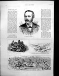 Antique Print Aj Balfour Chief Sec Ireland Proposed Ambleside Railway 1887 19th