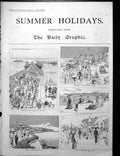 Old Antique Print Isle Man Blackpool Rhyl Ventnor Ramsgate Dover Summer