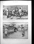 Old Print Explosion Powder Magazine Buluwayo Mr Ej Poynter Portrait 1896 19th