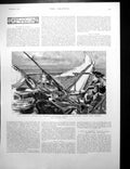 Old Boat Near Norway Bird Lands Aboard Mj Grevy French Republic 1891Victorian