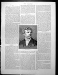 Antique Print Sir Edgar Boehm Portrait Capo Corso Harbour Marseilles 1890 19th