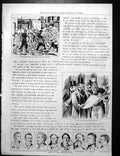 Antique Old Print Daily Graphic Contributors Accident With Fers Neutrality
