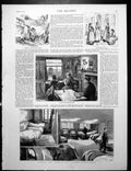 Antique Print Match-Box Maker'S Home Common Lodging House Needlework 1886 19th