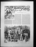 Old Japan Blu-Jackets Dai-Butsu Sweets Children Parliament House 1893 19th