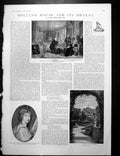 Antique Old Print Holland House And Owners Dutch Gardens Font Staircase 1889