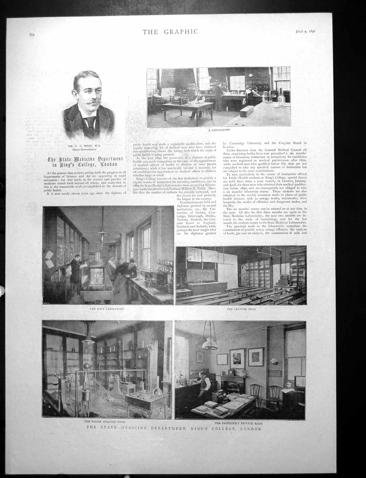 Old State Medicine Dpt King'S College London Sherbro Expedition 1898Victorian