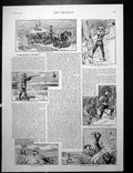Old Logging Trip Rockies Shooting Prairie Chicken Waggon Horses 1893Victorian