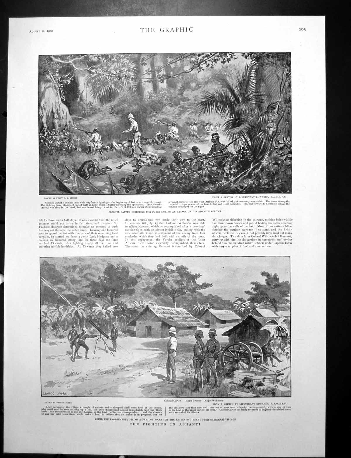 Old Fighting In Ashanti Colonel Carter Satanita Winner Queen'S Cup 1900 20th