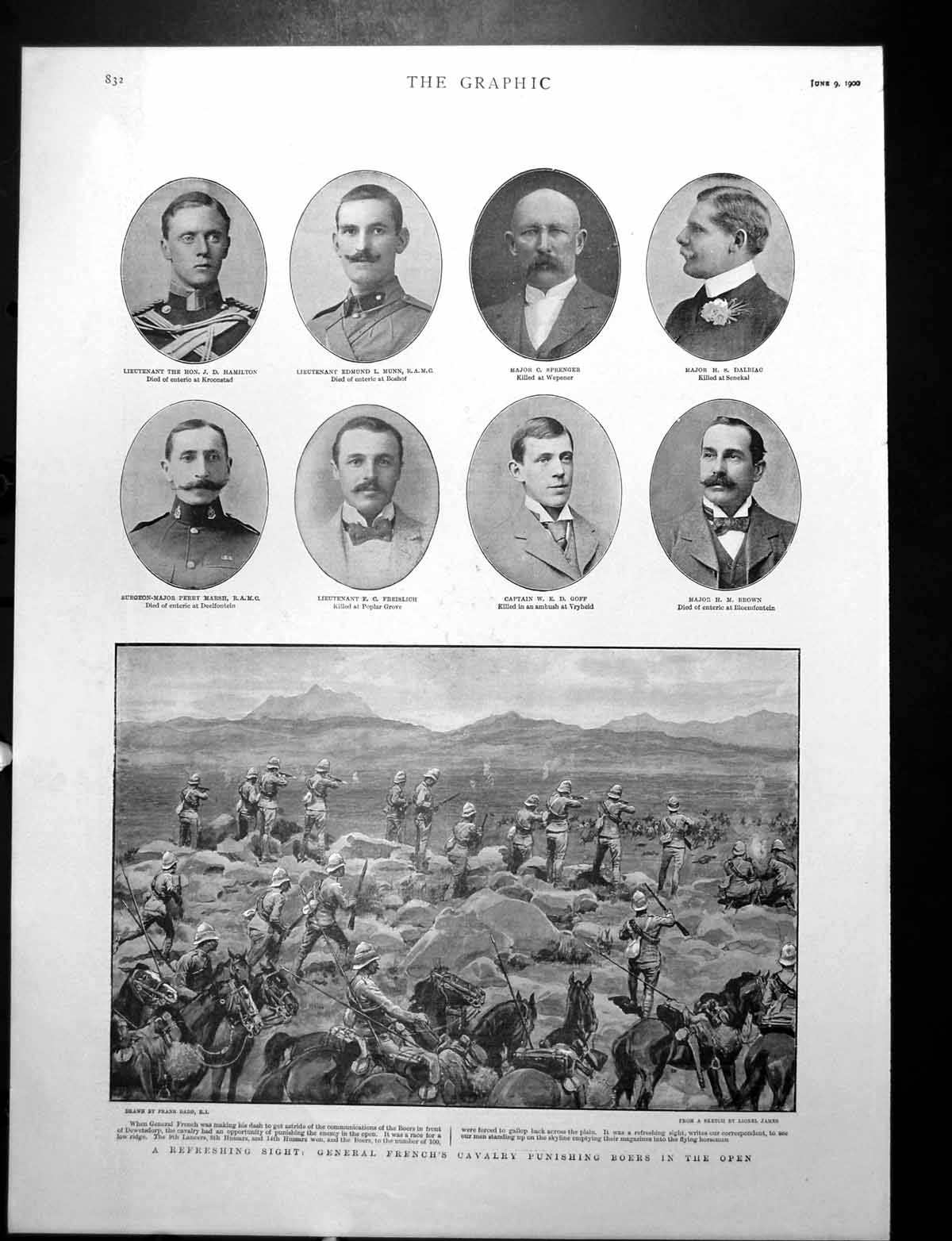 Old Boer War General French'S Cavalry Prince Wales Derby Winner 1900Victorian