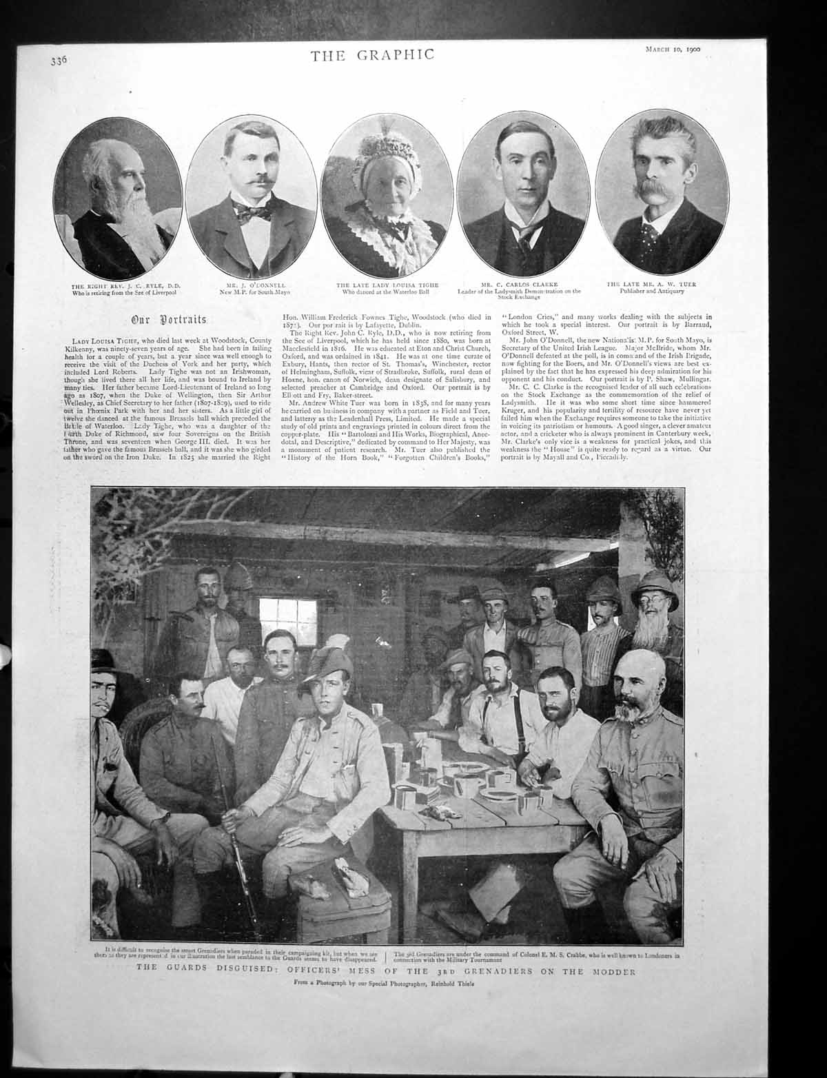 Old Officer'S Mess 3Rd Grenadiers Modder N.S.W. Contingent Front 1900