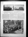 Antique Print Kimberley Relieved Cheering Outside Governor'S Zoutspan 1900