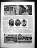 Antique Print British Minister'S House Peking Siege Wedding Kimberley 1900