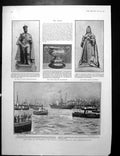 Old King At Liverpool Royal Yacht Landing Stage Late Sjp Kruger 1904 20th