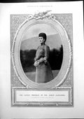 Antique Print Latest Portrait Hm Queen Alexandra Photograph W D Downey 1903