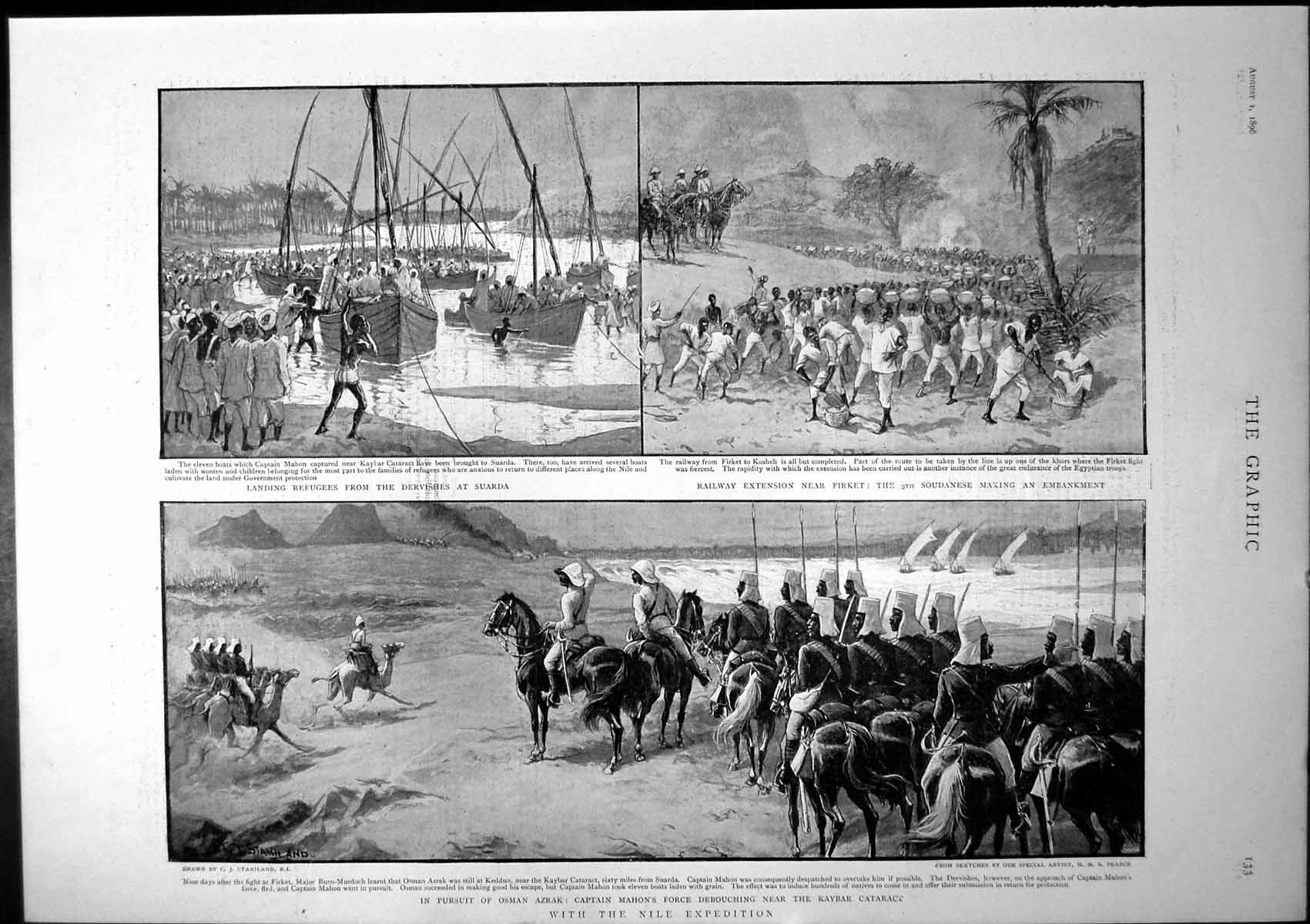 Old Nile Expedition Pursuit Osman Azrak Refugees Dervishes Suarda 189 Victorian