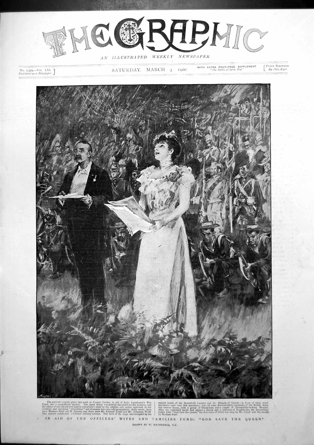 Old Concert Aid Officers Wives Familie Slady Lansdownes War Fund 1900 Victorian