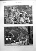 Old Sketches On Board Hms Blenheim Latest Addition Navy Stoke Hole 18 19th