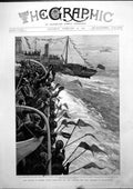 Old Print Return Gen Booth India Colonies First Greeting Southampton 1892 19th