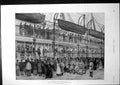 Antique Old Print Last Gangway P O Liner Rome Leaving London For Bombay 1892