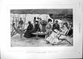 Antique Print Afternoon Tea On Board P O Steamer Venice Melton Fisher 1889 19th