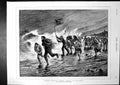 Antique Old Print Stormy Weather Making Signals Wreck Maurice Poirson 1877 19th