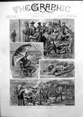 Antique Old Print Notes Wimbledon Camp Opening Day Scorer Drop Too Much 1886