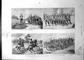 Antique Old Print Military Manoeuvres Aldershot Operations Caesars Camp 1892