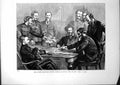 Antique Print Autumn Manoeuvres Officers Playing Kriegs Spiel Game War 1872