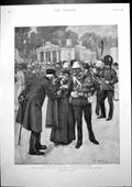 Antique Print Return Grenadier Guards From Soudan Wellington Barracks 1898 19th