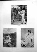 Old Pictures Mrs S Walmisley Harlech Castle Come Dare Sanctuary 1894 Victorian